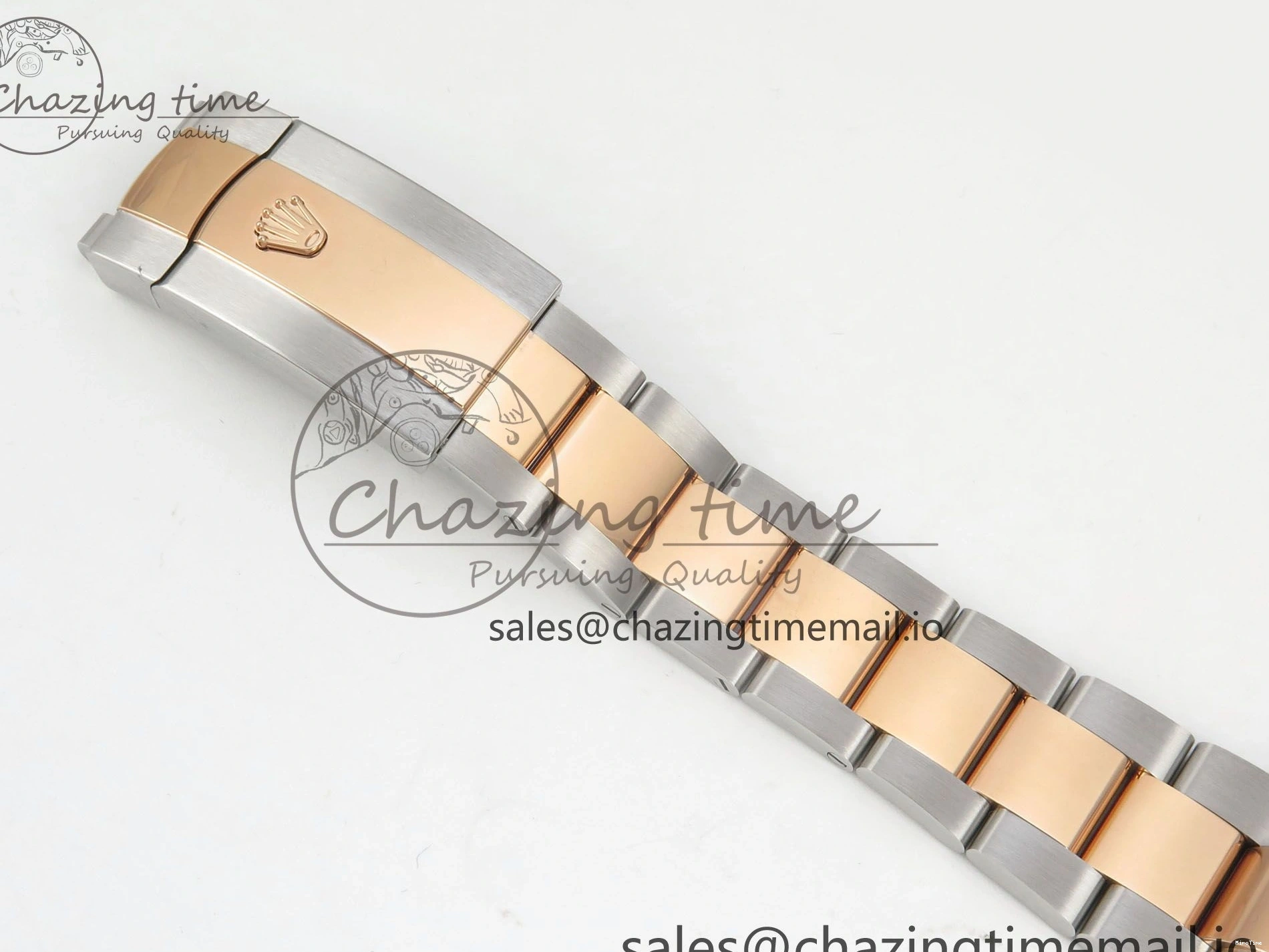 MiroTime 0407 DateJust 36 SS RG ARF 1:1 Best Edition 904L Steel Gray Dial Green Roman on Oyster Bracelet SH Affordable 73